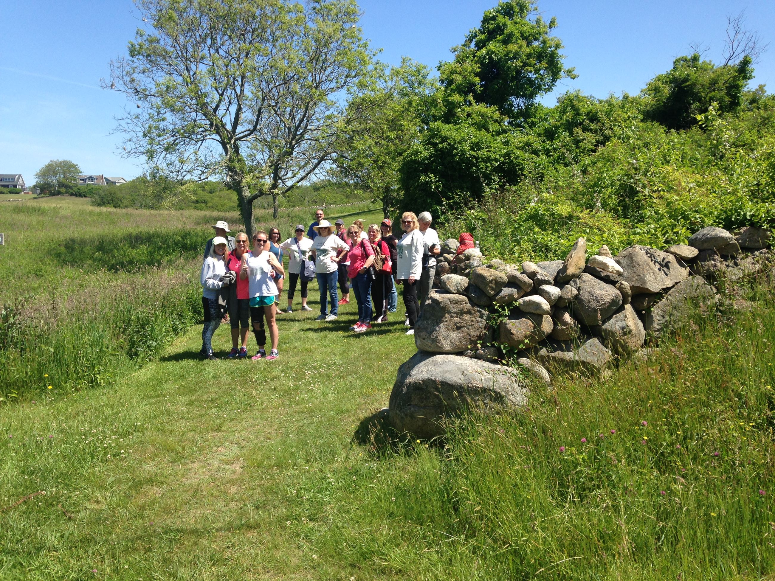 People at walking festival